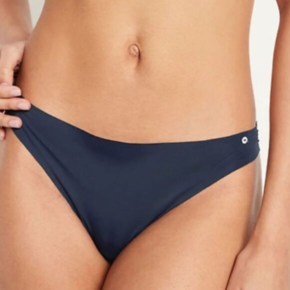 Medium old navy Low-Rise No-Show Thong Color navy women essential basic intimate - Picture 11 of 15